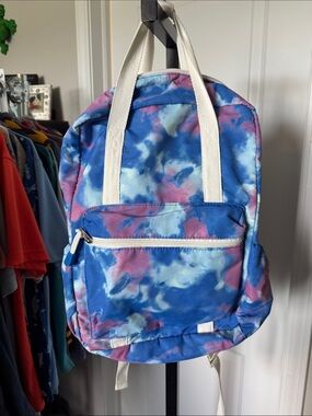 wild fable Tie-Dye Daypack in Blue, Pink & Cream